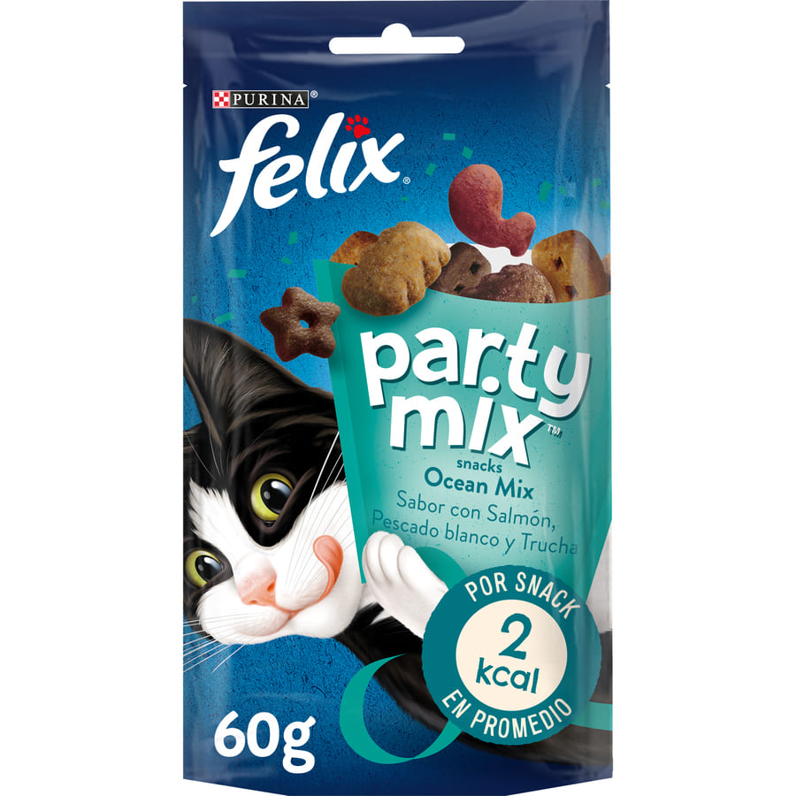 Felix Biscoitos Party Mix Peixe para gatos
